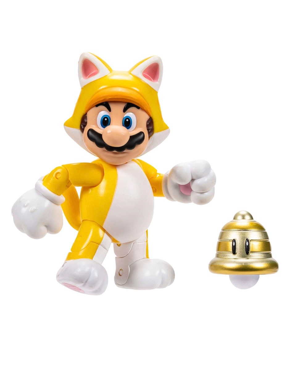 Figura de acción articulada Super Mario Cat Mario 4