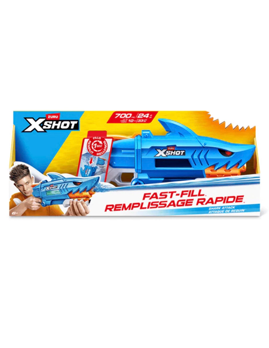 Lanzador de agua Fast Fill Shark Attack 3