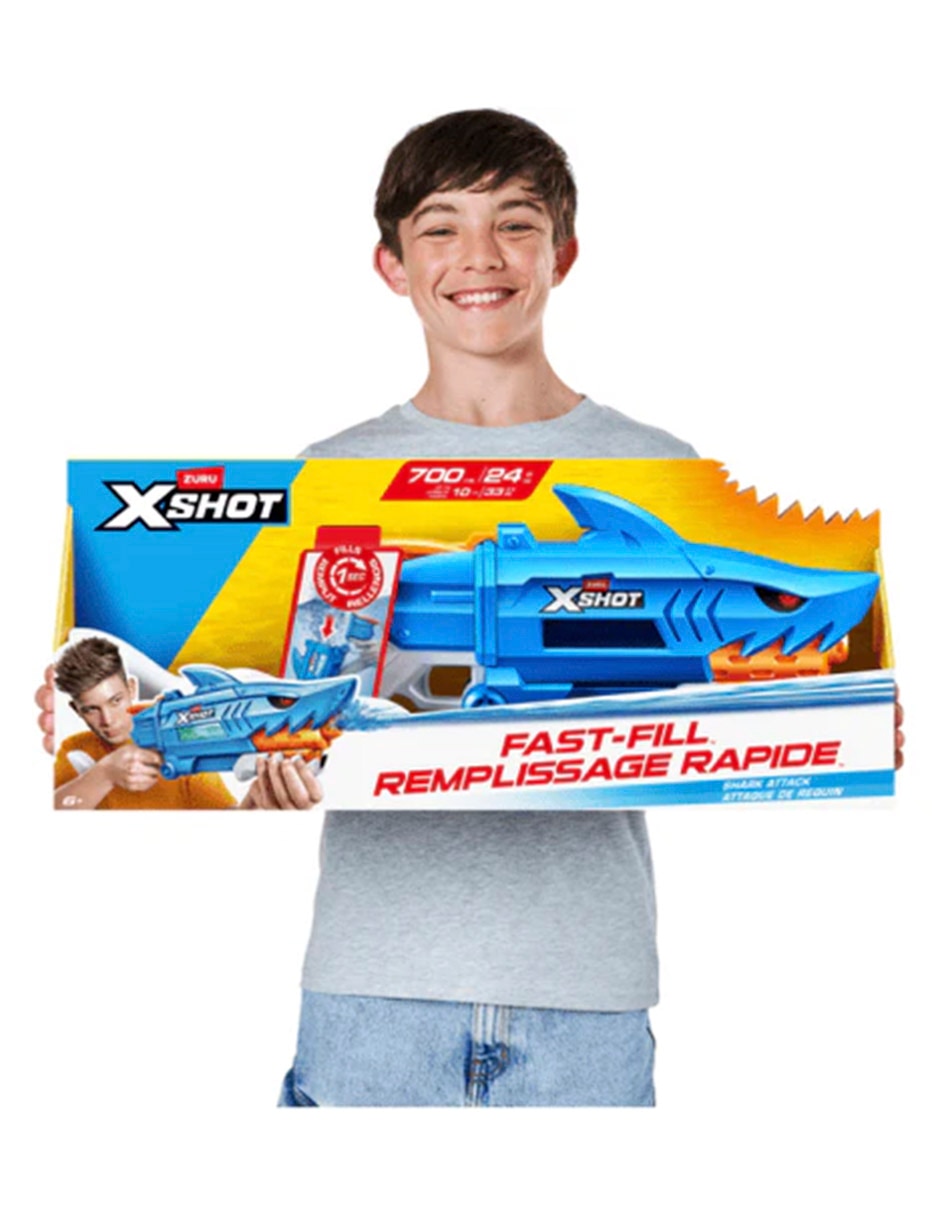 Lanzador de agua Fast Fill Shark Attack 7