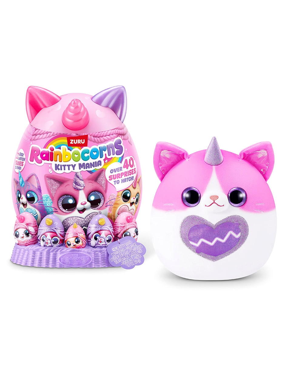 Peluche de gato unicornio 31 cm 2