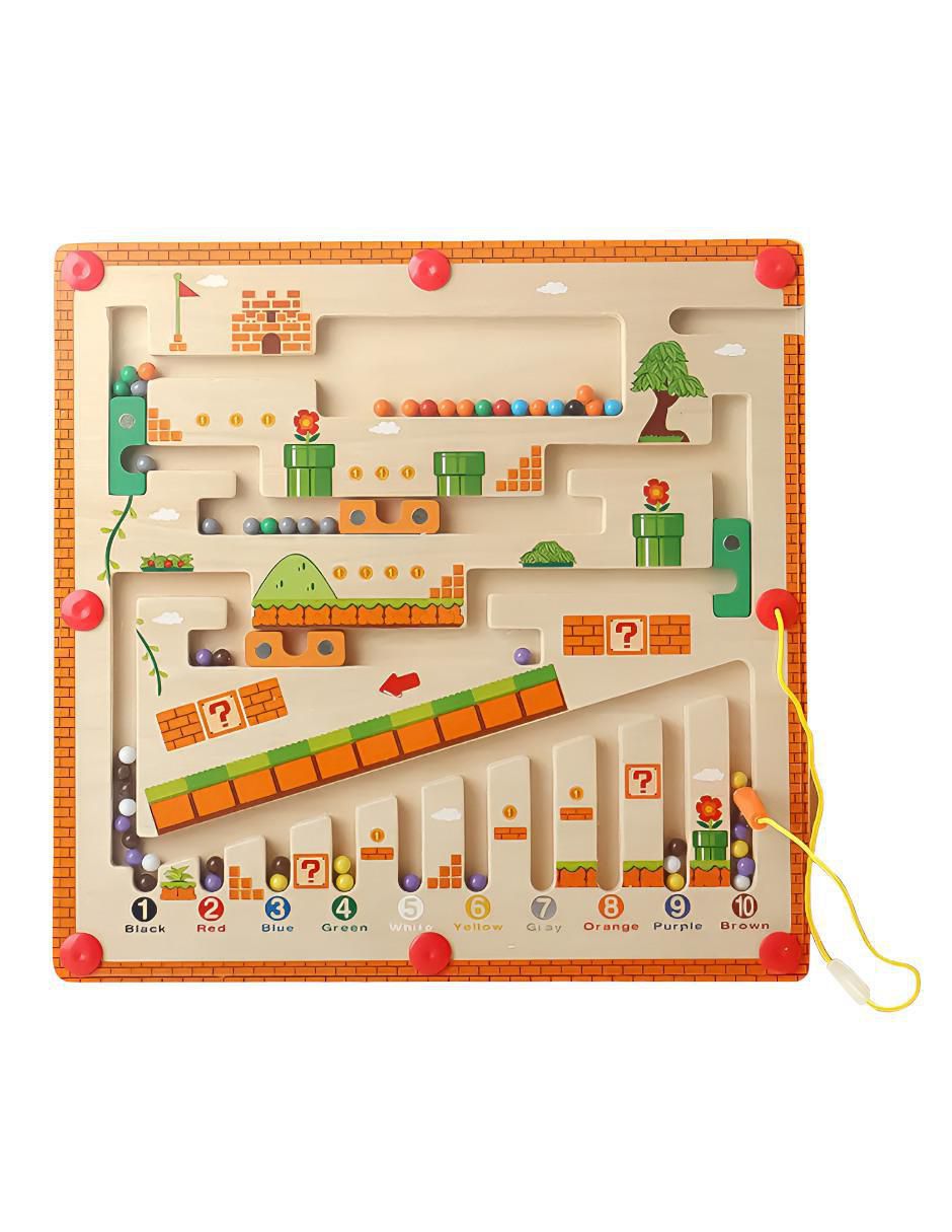 Laberinto en números juego didáctico infantil unisex Laberinto en números juego didáctico infantil unisex