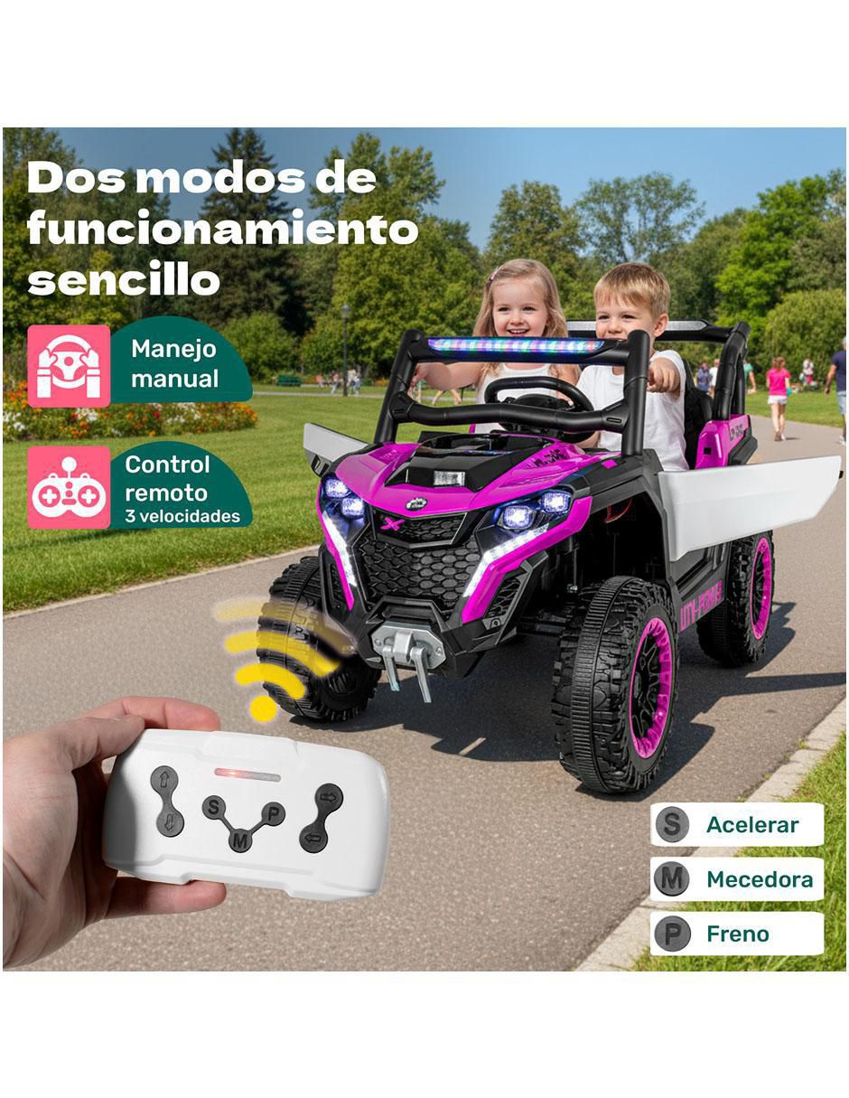Cuatrimoto montable con control remoto de batería 4