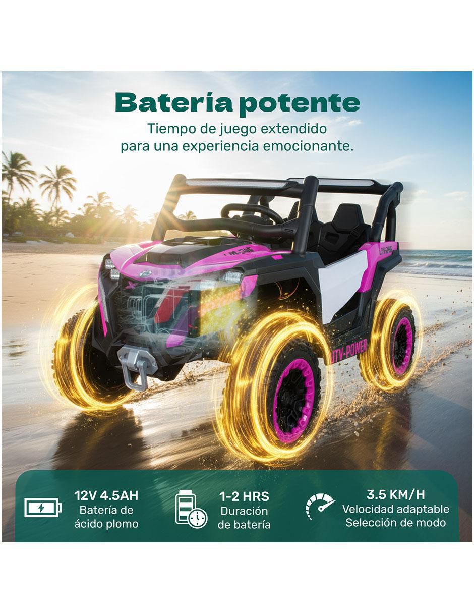 Cuatrimoto montable con control remoto de batería 5
