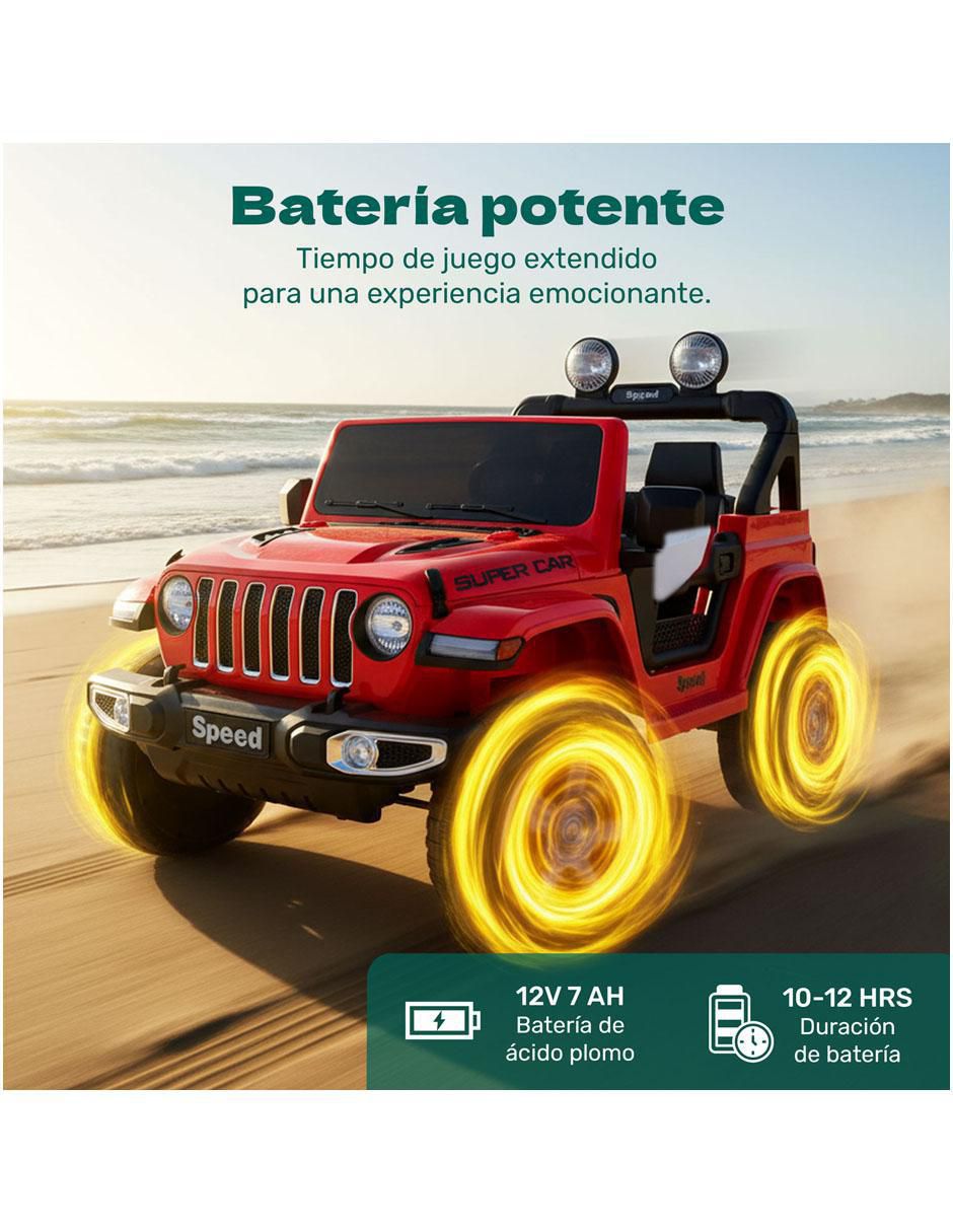 Cuatrimoto montable con control remoto de batería 6
