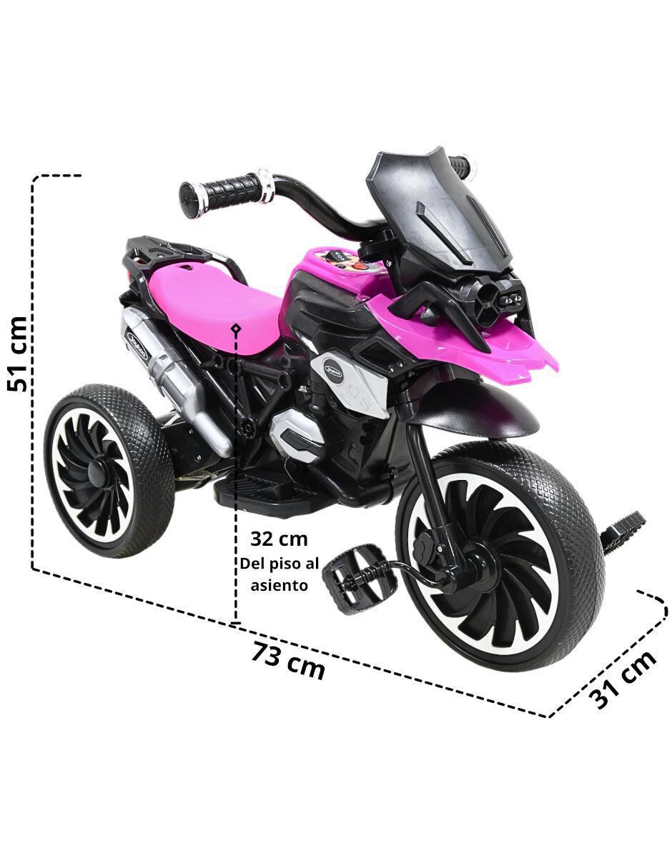 Moto montable "montable" "con control remoto" joykoo triciclo "de" recargable