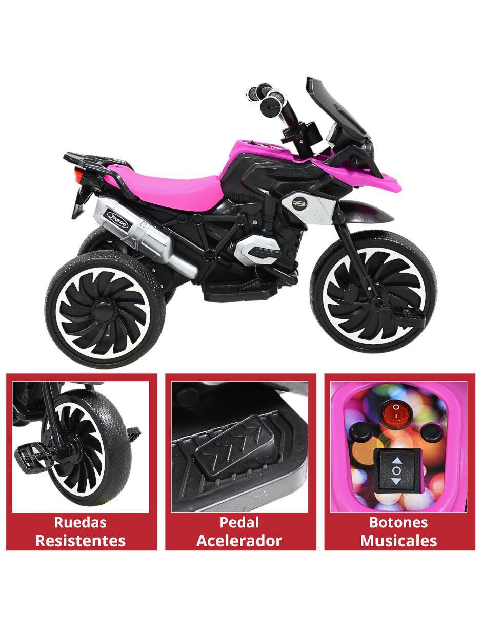 Moto montable "montable" "con control remoto" joykoo triciclo "de" recargable