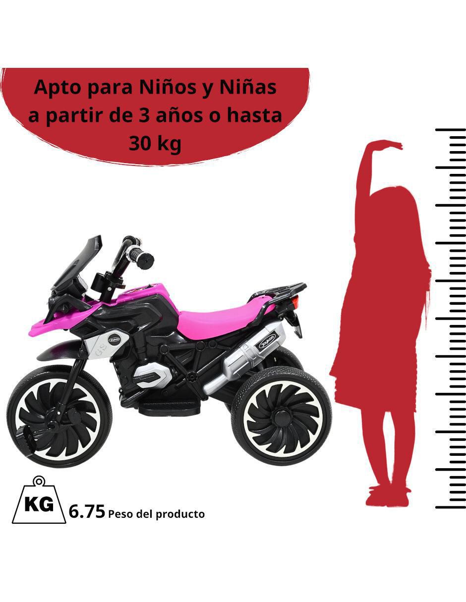 Moto montable "montable" "con control remoto" joykoo triciclo "de" recargable