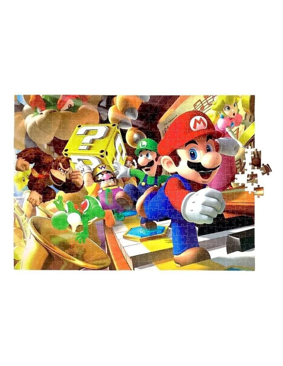 Rompecabezas videojuegos super mario bros 500 piezas 3