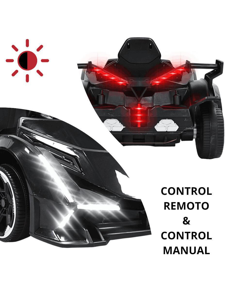 Automóvil montable con control remoto Deportivo Lambo recargable 7