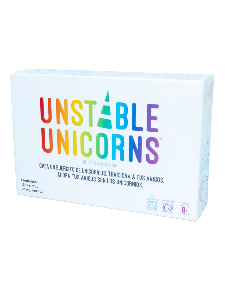 Juego de mesa estrategia Unstable Unicorns 2