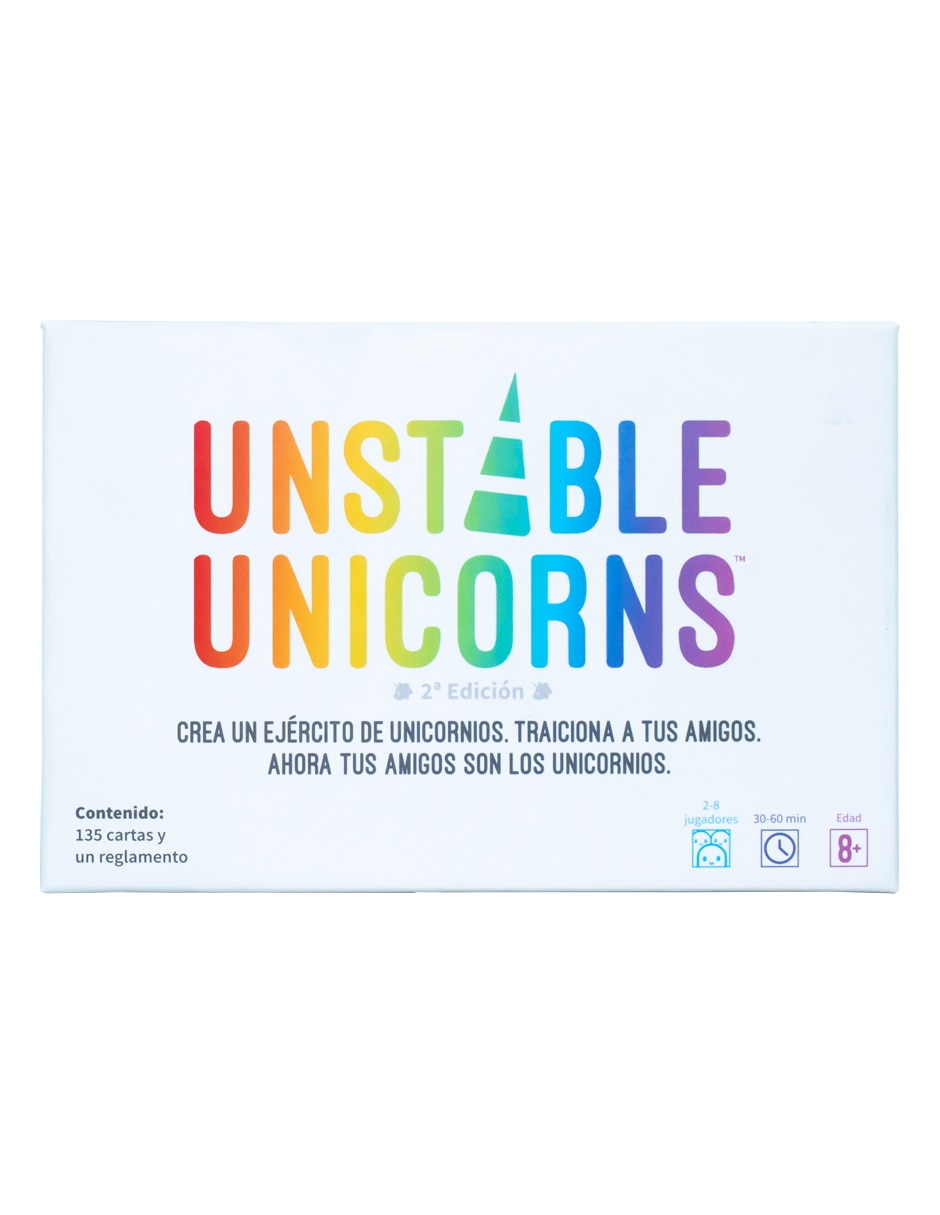 Juego de mesa estrategia Unstable Unicorns 3