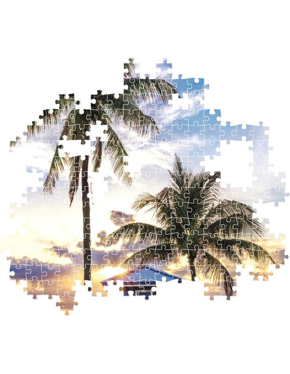 Rompecabezas Paisaje de playa Palmeras de Miami 500 piezas 3