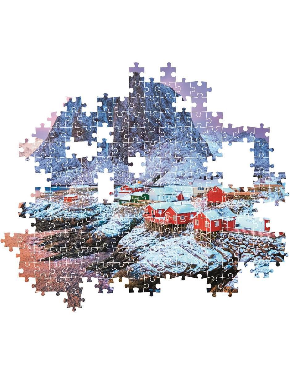 Rompecabezas Lofoten, Noruega Villa Hamnoy Lofoten Noruega 500 piezas 3