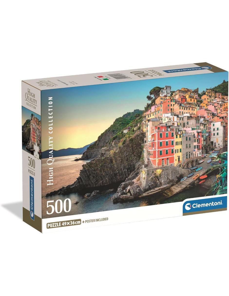 Rompecabezas Italia Mediterránea Costa Italia Riomaggiore 500 piezas Rompecabezas Italia Mediterránea Costa Italia Riomaggiore 500 piezas