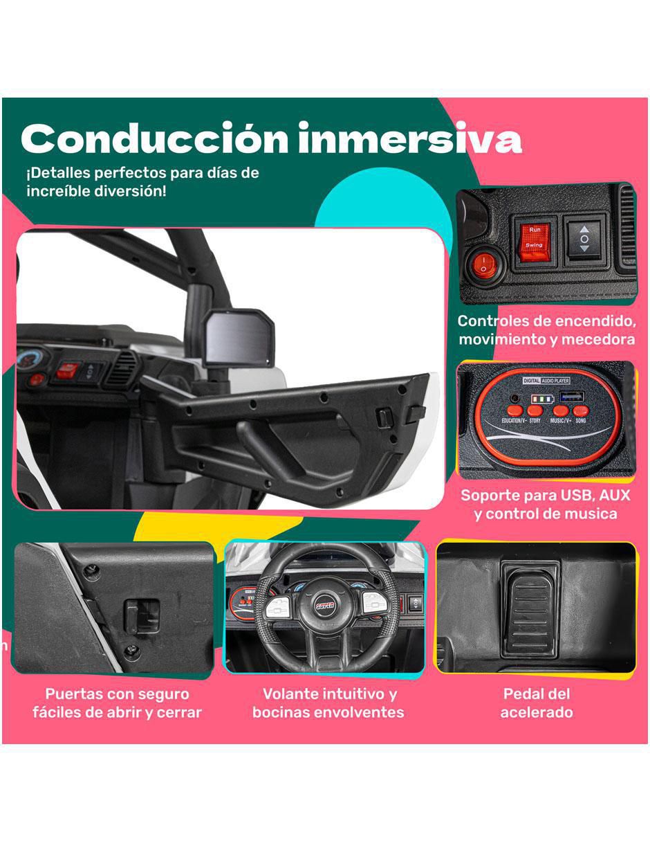 Cuatrimoto montable con control remoto de batería 3