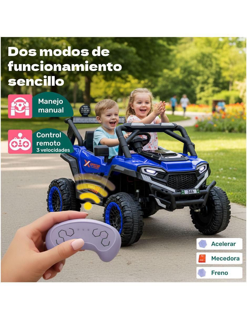 Cuatrimoto montable con control remoto de batería 4