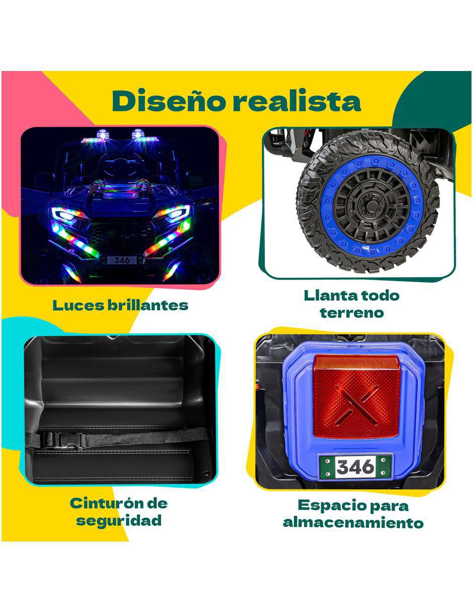 Cuatrimoto montable con control remoto de batería 8