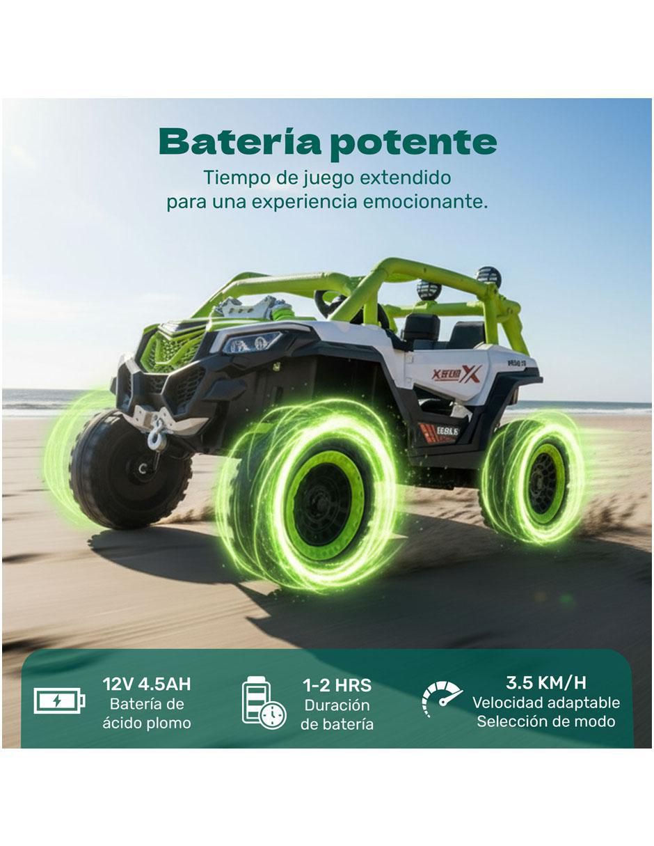 Cuatrimoto montable con control remoto de batería 4