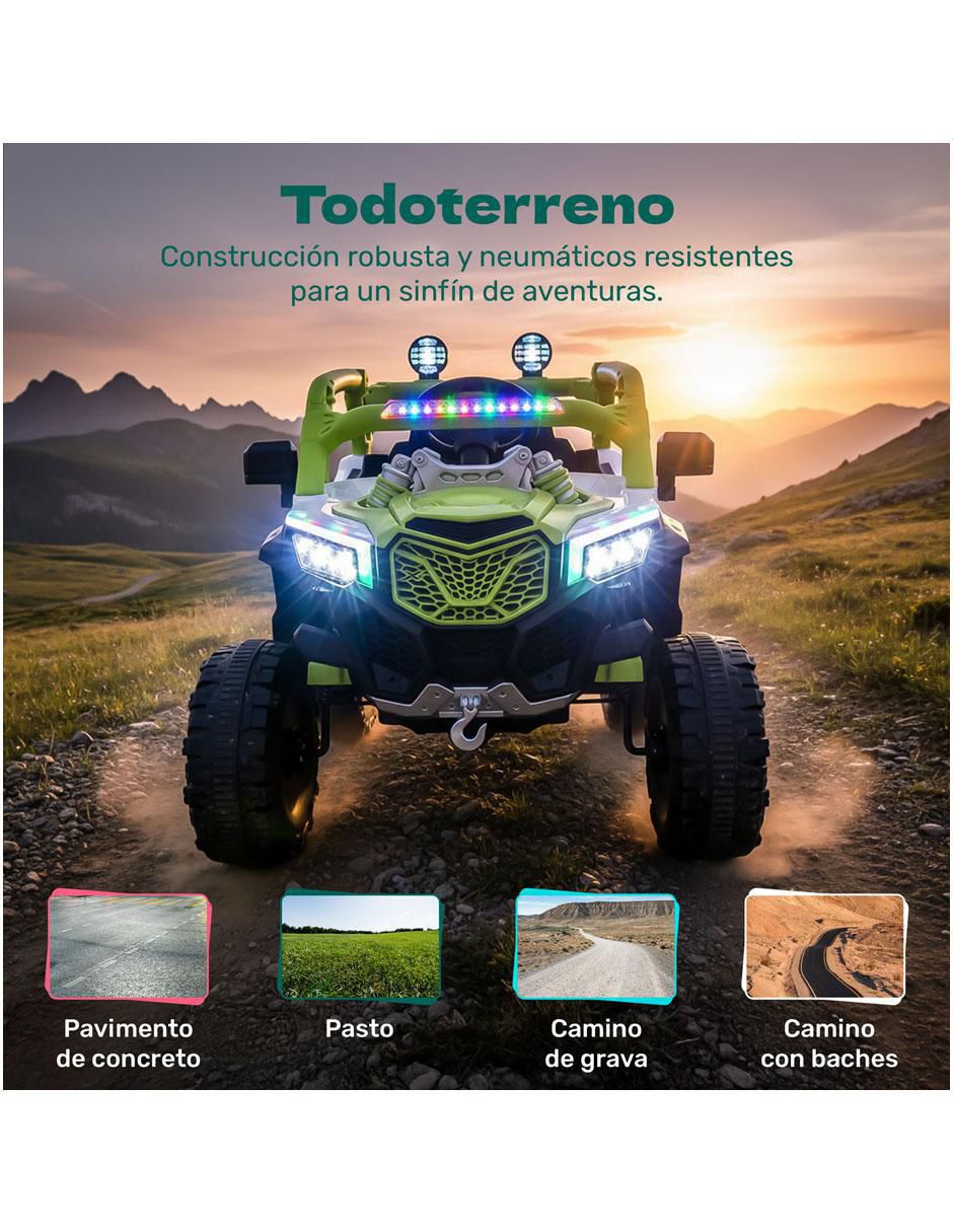 Cuatrimoto montable con control remoto de batería 8