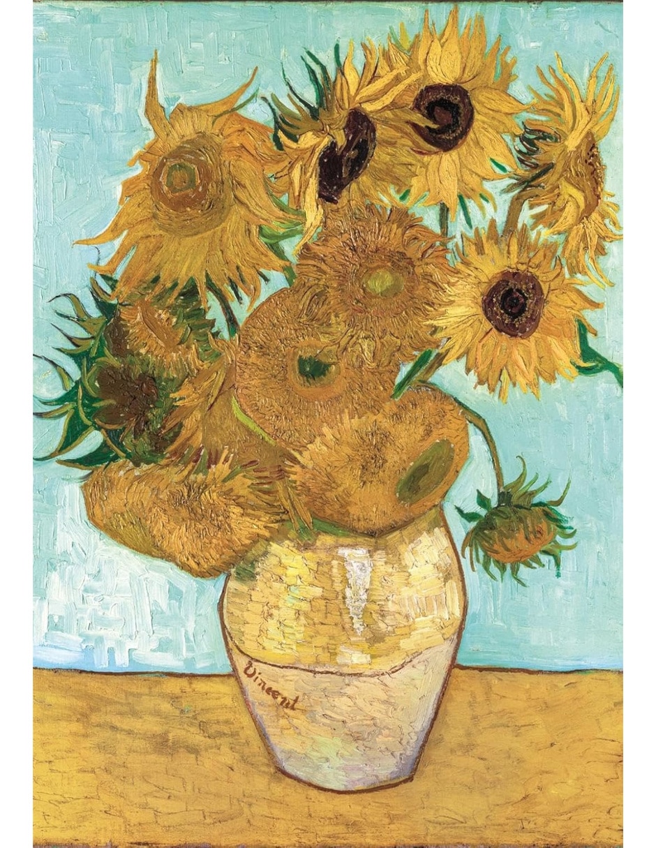 Rompecabezas Vincent Van Gogh Girasoles (Compact Pro Ecología) 1000 piezas 2