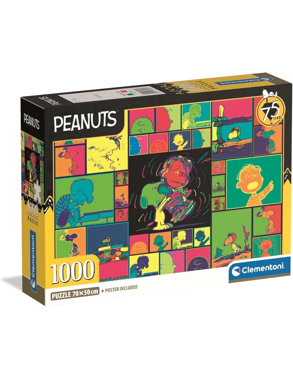 Rompecabezas Película Snoopy Peanuts Neon (Compact Pro Ecología) 1000 piezas Rompecabezas Película Snoopy Peanuts Neon (Compact Pro Ecología) 1000 piezas