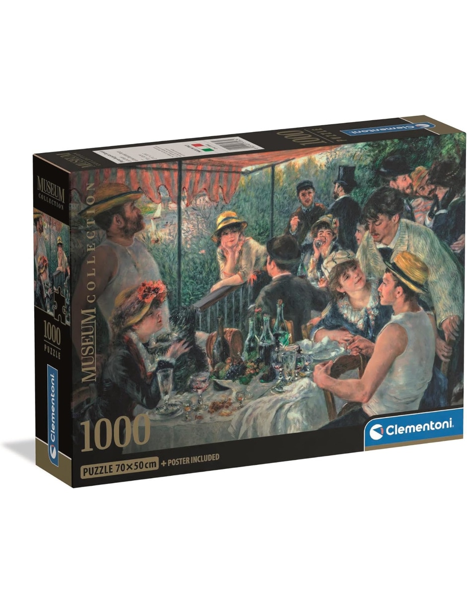 Rompecabezas Obras De Arte Almuerzo De Los Remeros Renoir (Compact Pro Ecología) 1000 piezas Rompecabezas Obras De Arte Almuerzo De Los Remeros Renoir (Compact Pro Ecología) 1000 piezas