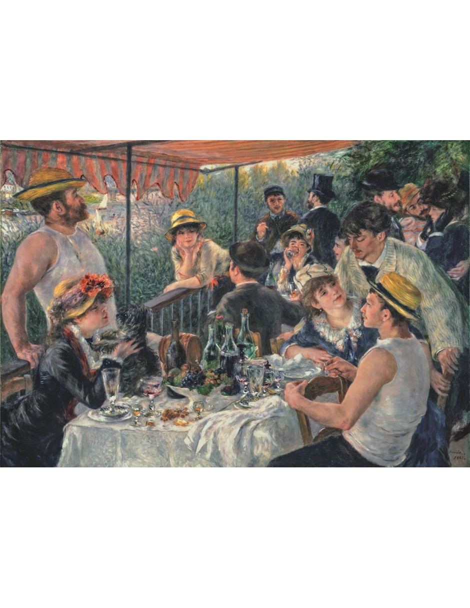 Rompecabezas Obras De Arte Almuerzo De Los Remeros Renoir (Compact Pro Ecología) 1000 piezas 2