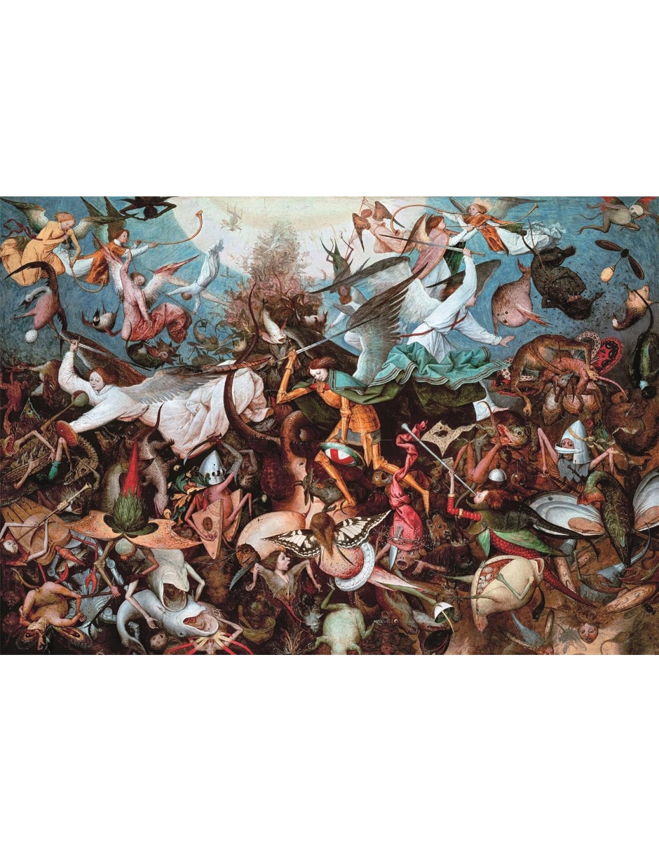 Rompecabezas La Caida De Los Ángeles Rebeldes Bruegel (Compact Pro Ecología) 1000 piezas 2