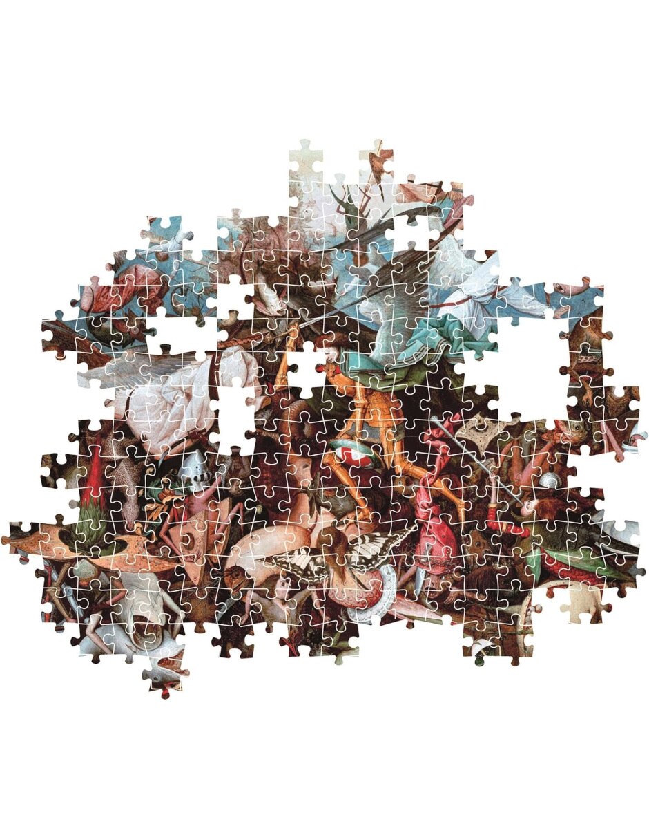 Rompecabezas La Caida De Los Ángeles Rebeldes Bruegel (Compact Pro Ecología) 1000 piezas 3