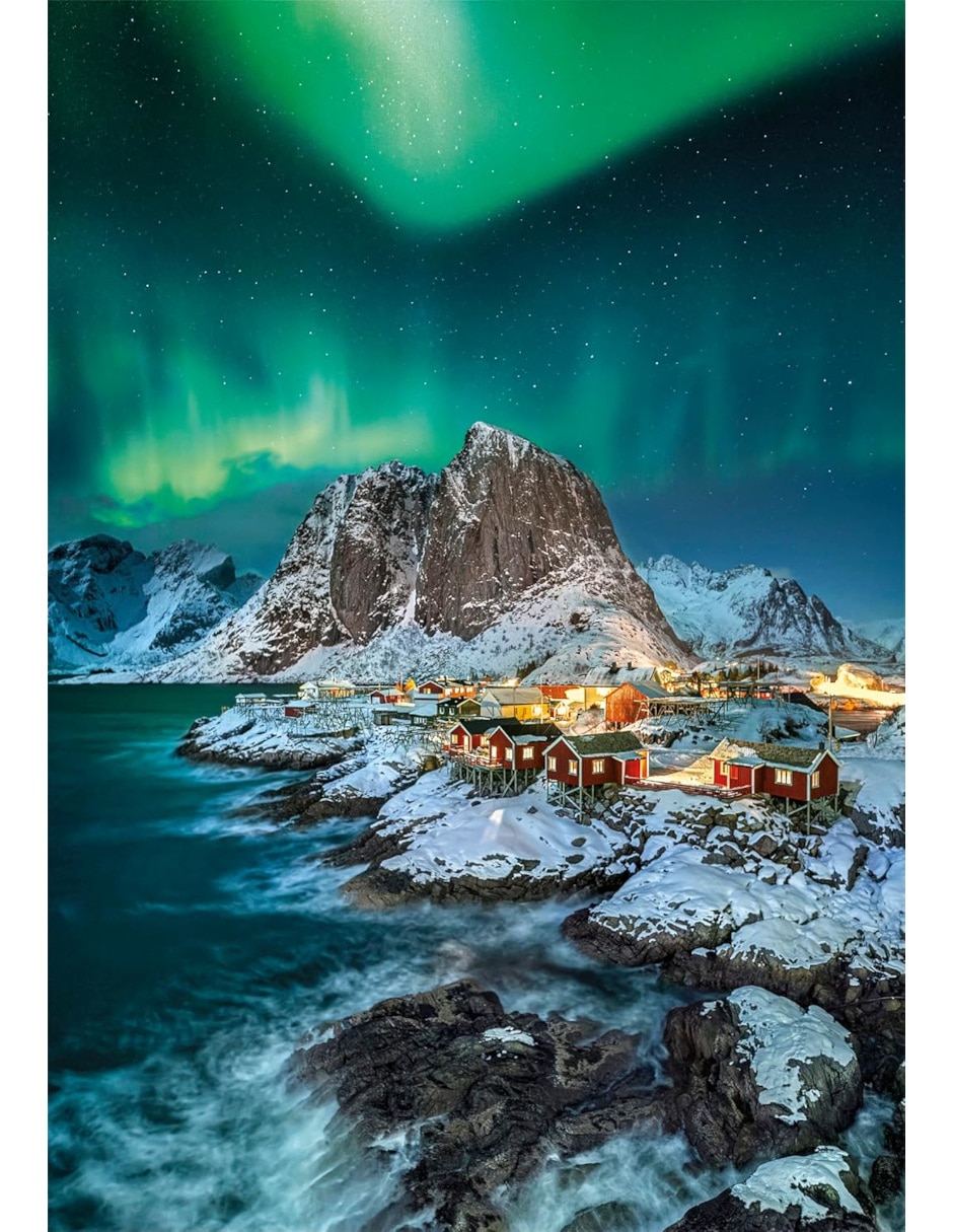Rompecabezas Lofoten, Noruega Islas (Compact Pro Ecología) 1000 piezas 2