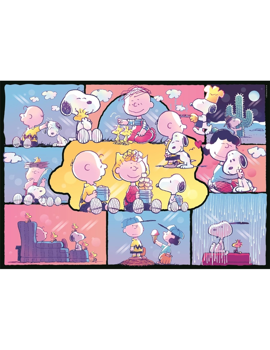 Rompecabezas Película Snoopy Peanuts Amigos (Compact Pro Ecología) 1000 piezas 2
