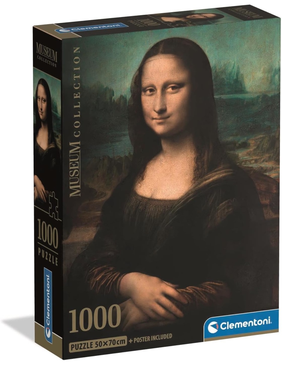 Rompecabezas Leonardo Da Vinci: Mona Lisa (Compact Pro Ecología) 1000 piezas Rompecabezas Leonardo Da Vinci: Mona Lisa (Compact Pro Ecología) 1000 piezas