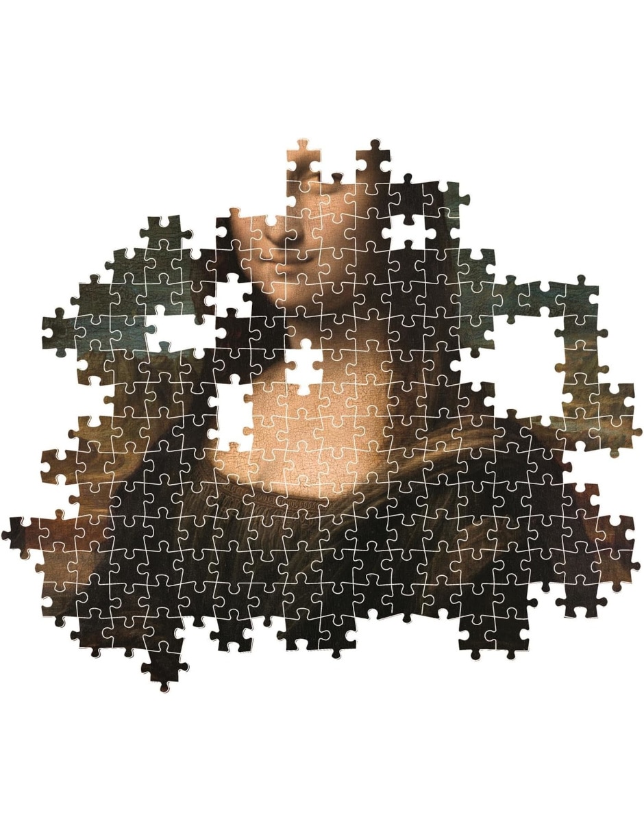 Rompecabezas Leonardo Da Vinci: Mona Lisa (Compact Pro Ecología) 1000 piezas 3