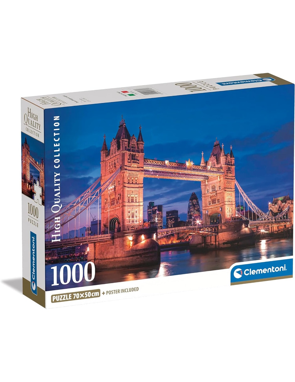 Rompecabezas Londres Tower Bridge (Compact Pro Ecología) 1000 piezas Rompecabezas Londres Tower Bridge (Compact Pro Ecología) 1000 piezas