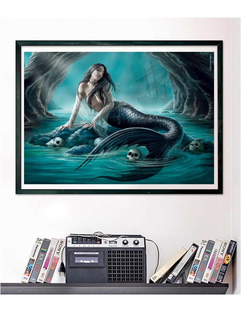 Rompecabezas Sirenas Anne Stokes Siren (Compact Pro Ecología) 1000 piezas 3