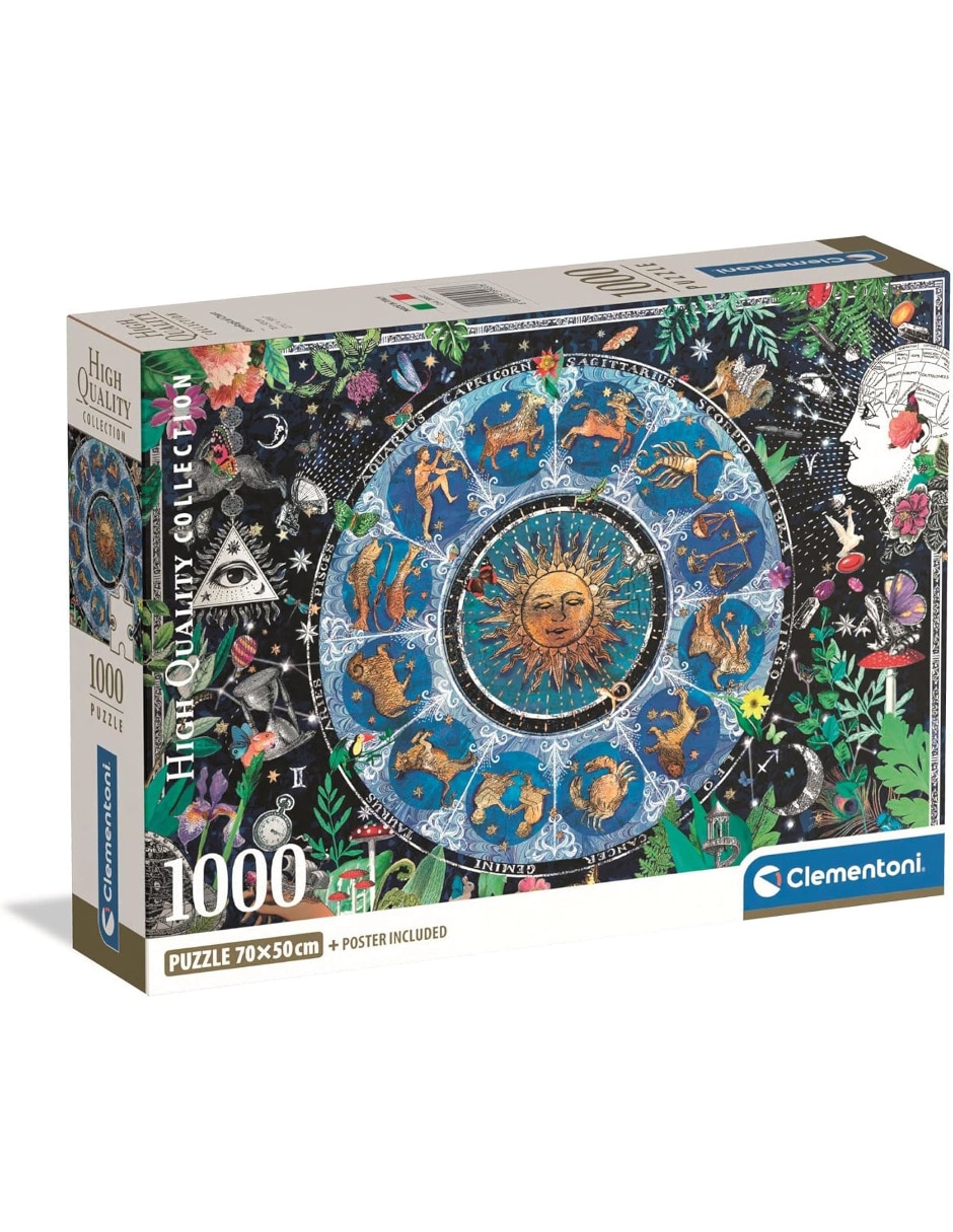 Rompecabezas Zodiaco Astrological Chart (Compact Pro Ecología) 1000 piezas