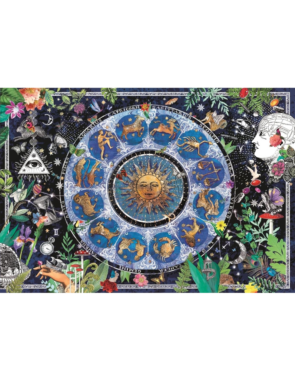 Rompecabezas Zodiaco Astrological Chart (Compact Pro Ecología) 1000 piezas 2