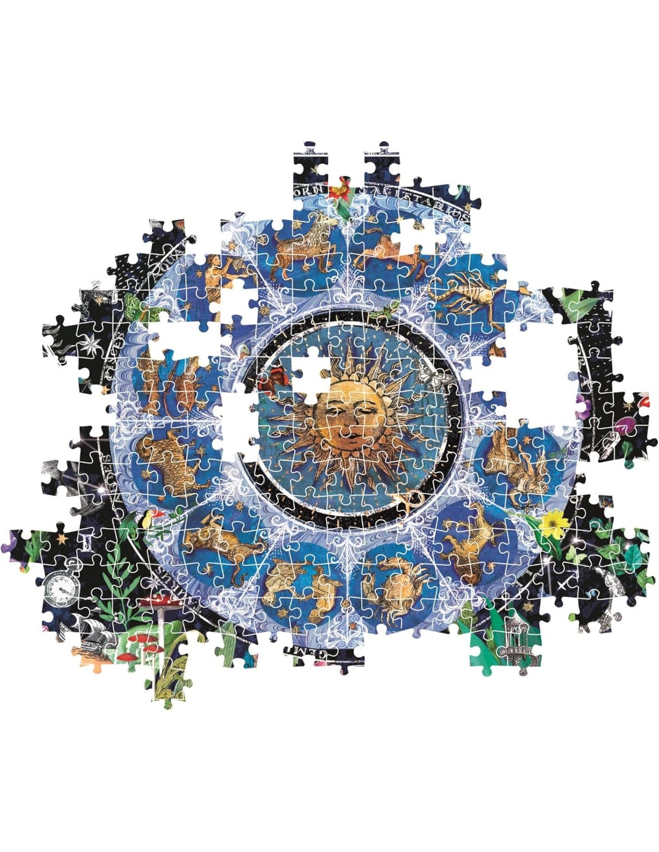 Rompecabezas Zodiaco Astrological Chart (Compact Pro Ecología) 1000 piezas 3