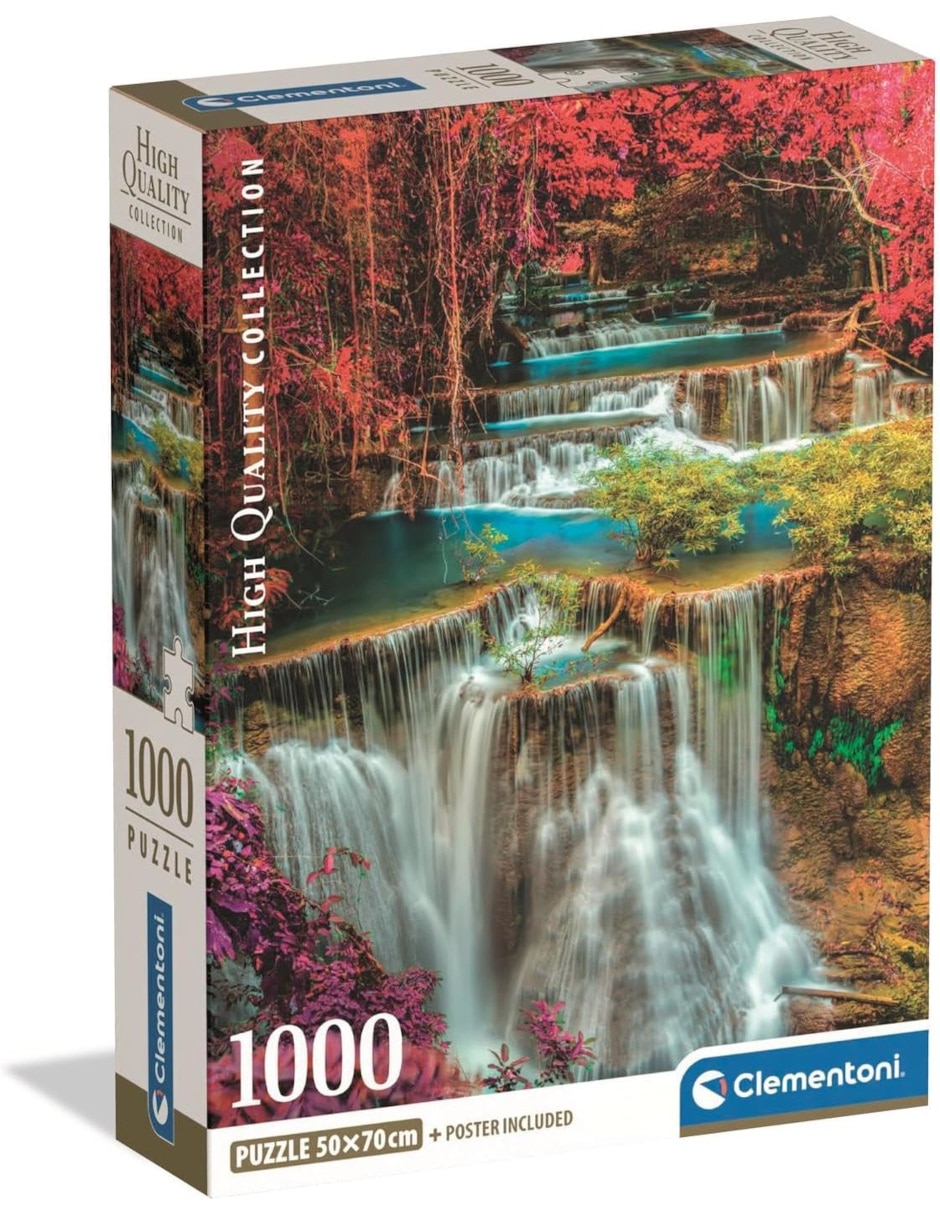 Rompecabezas Cascada Colourful Thai Falls (Compact Pro Ecología) 1000 piezas Rompecabezas Cascada Colourful Thai Falls (Compact Pro Ecología) 1000 piezas
