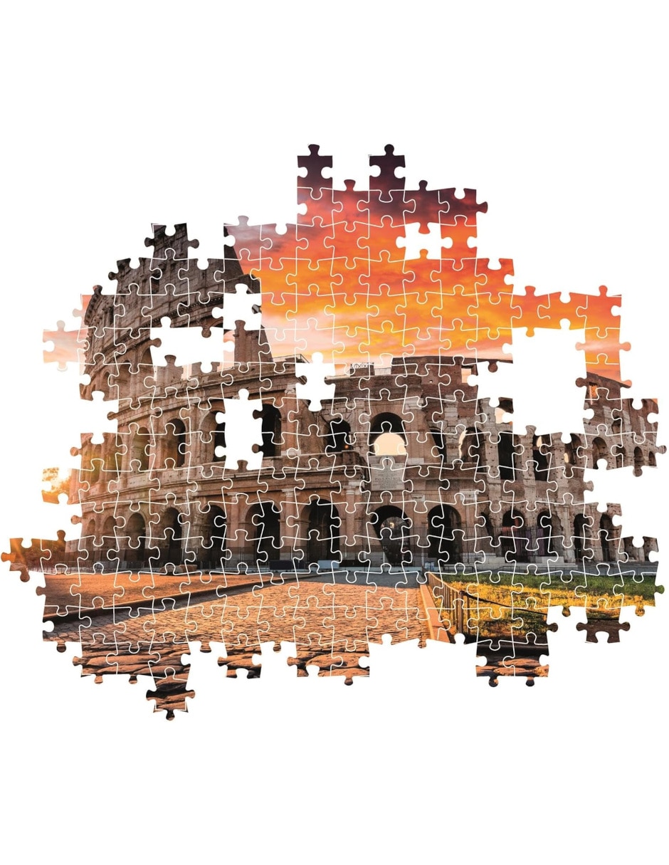 Rompecabezas Coliseo Al Atardecer Roman Sunset (Compact Pro Ecología) 1000 piezas 3