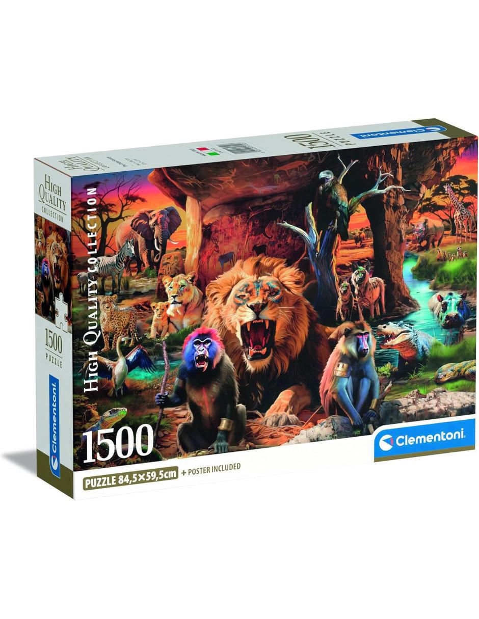 Rompecabezas Animales Sociedad Tribal (Compact Pro Ecología) 1500 piezas