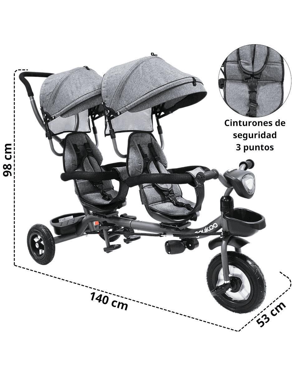 Triciclo joykoo doble asiento giratorio "para" infantil unisex