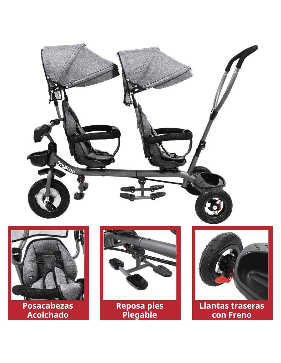 Triciclo joykoo doble asiento giratorio "para" infantil unisex