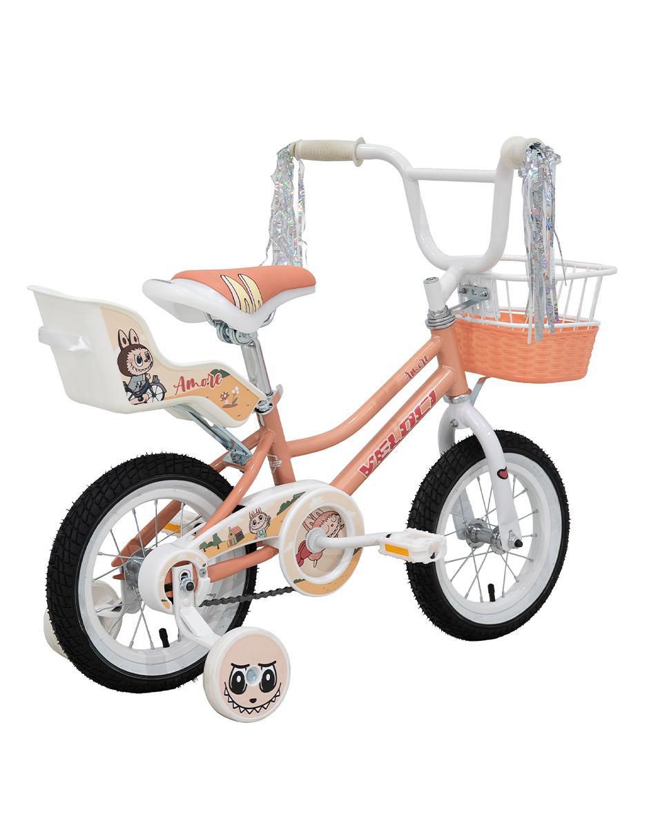 Bicicleta infantil rodada 12 para niña 5