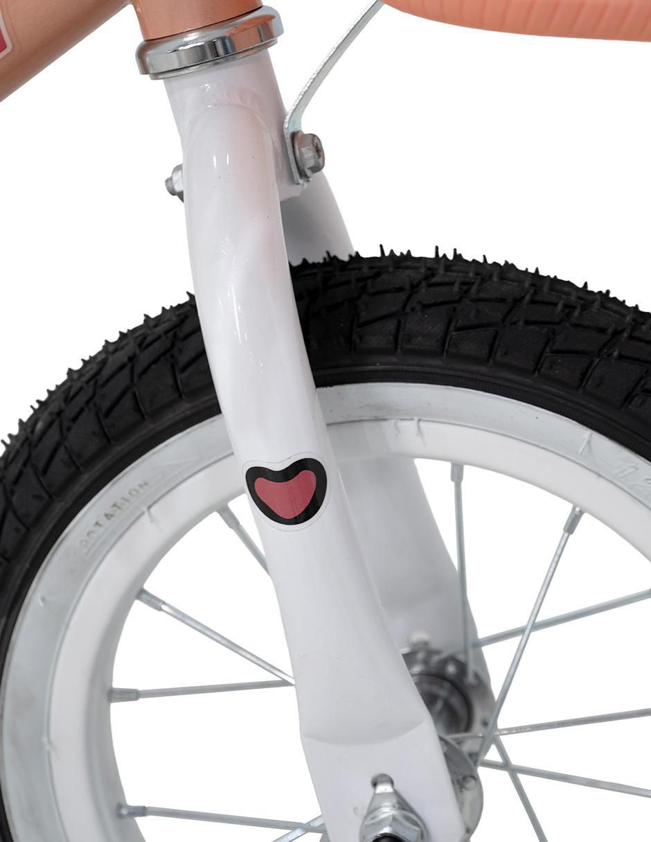 Bicicleta infantil rodada 12 para niña 7