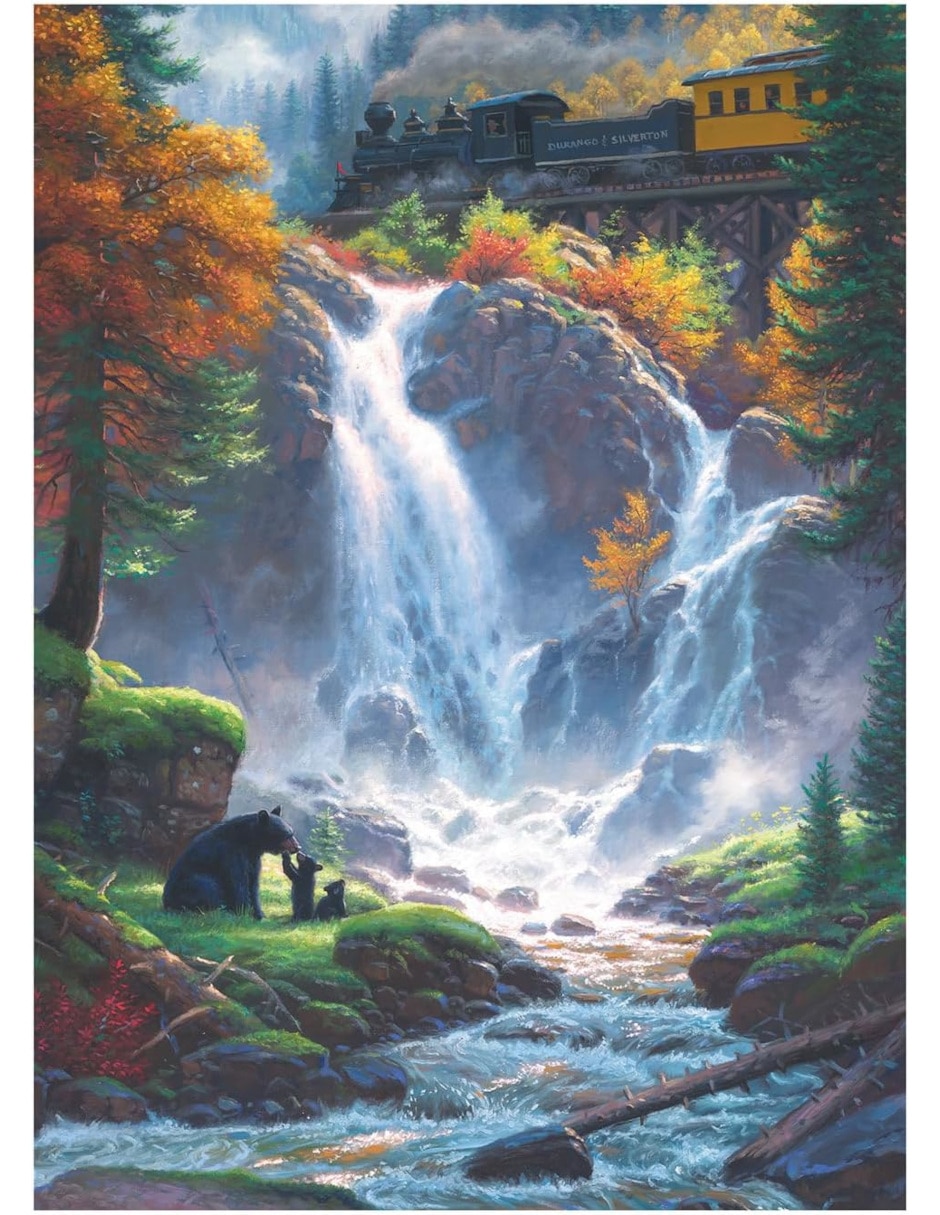 Rompecabezas Cascada Paso de Montaña 500 piezas 2