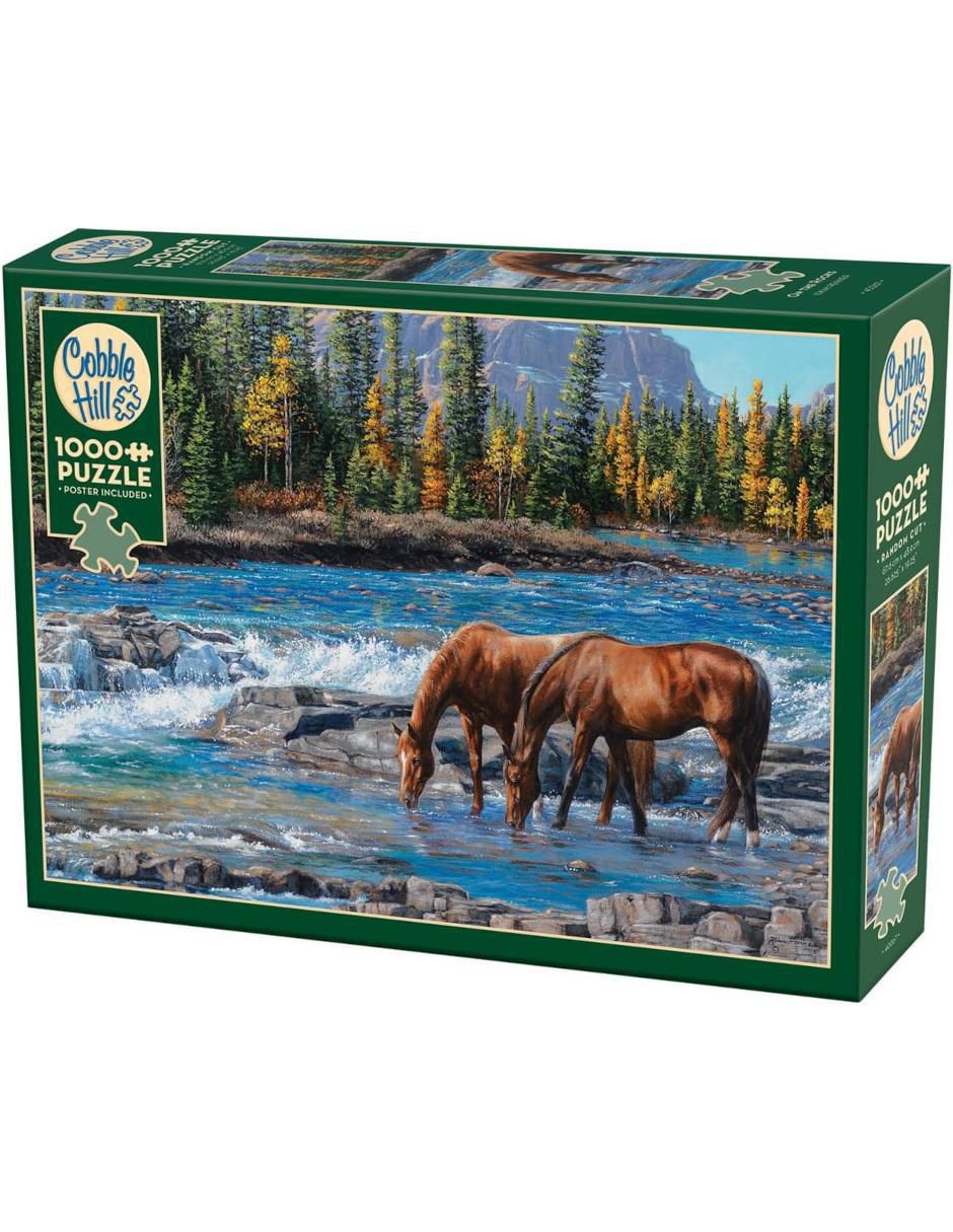 Rompecabezas Caballos On The Rocks 1000 piezas Rompecabezas Caballos On The Rocks 1000 piezas