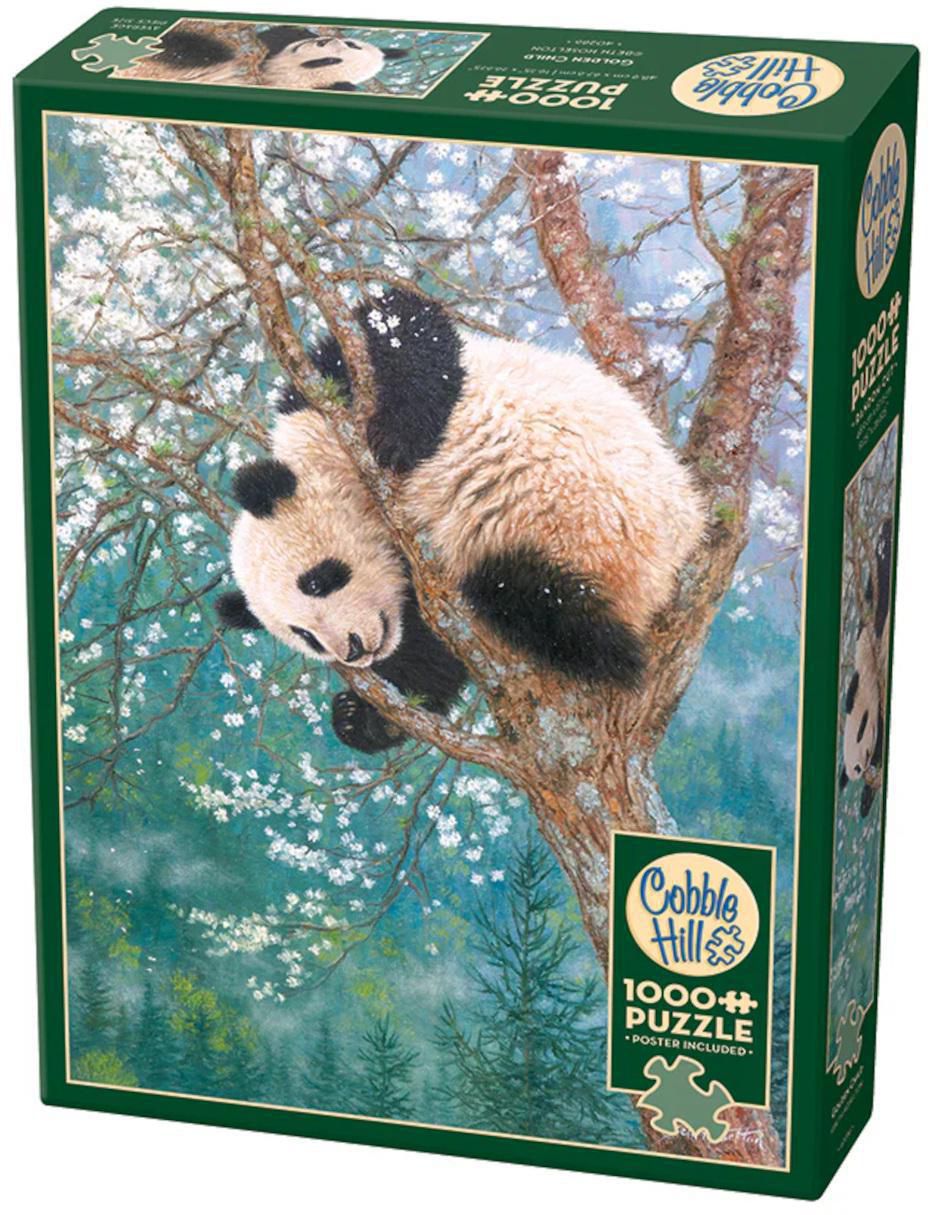 Rompecabezas Osos Panda Golden Child 1000 piezas Rompecabezas Osos Panda Golden Child 1000 piezas