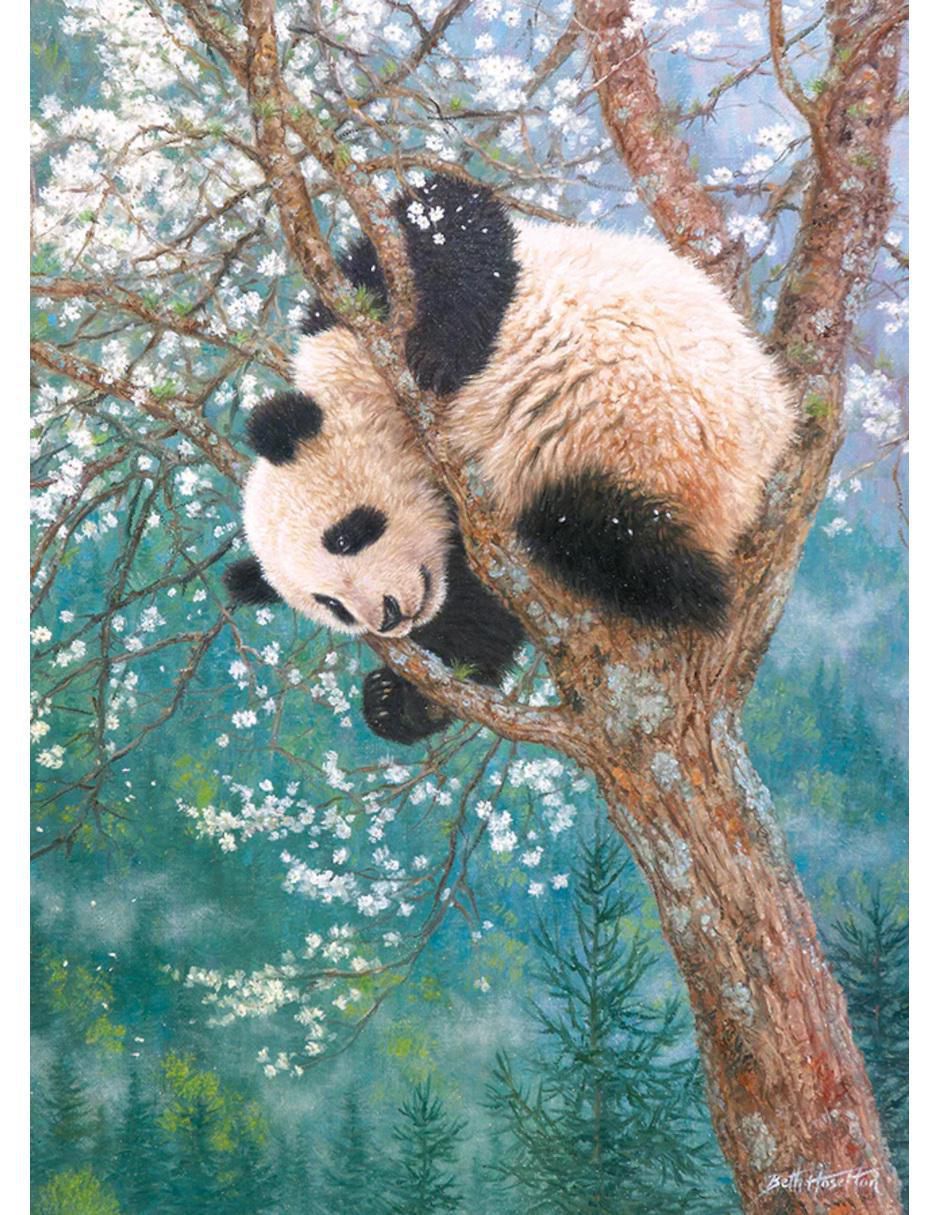Rompecabezas Osos Panda Golden Child 1000 piezas 2