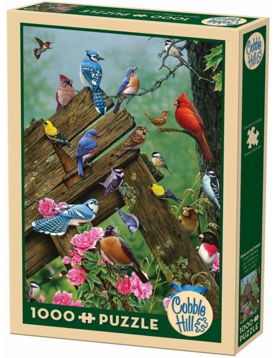 Rompecabezas Animales Pájaros del Bosque 1000 piezas Rompecabezas Animales Pájaros del Bosque 1000 piezas